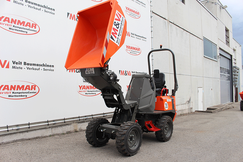 AUSA D101 AHA Raddumper für Garten- und Landschaftsbau auf engem Gelände