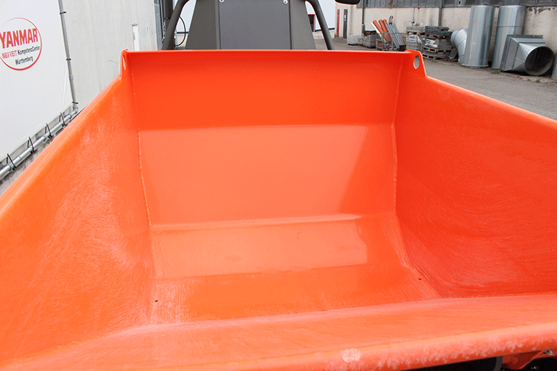 AUSA D101 AHA Raddumper mit stabiler Mulde für Schüttgut und Baumaterial