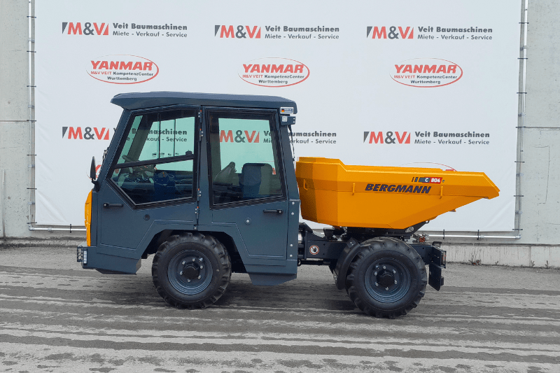 Ansicht links des Bergmann C804 Dumper