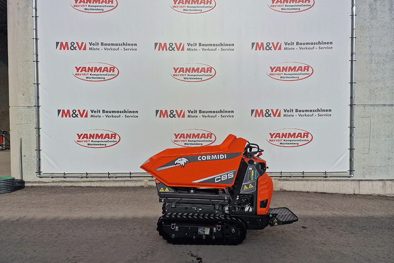 Seitenansicht des Cormidi C13.85 HI Dumper