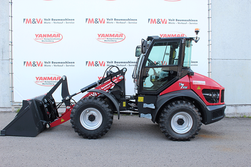 Der Yanmar V7HW - Von der Seite