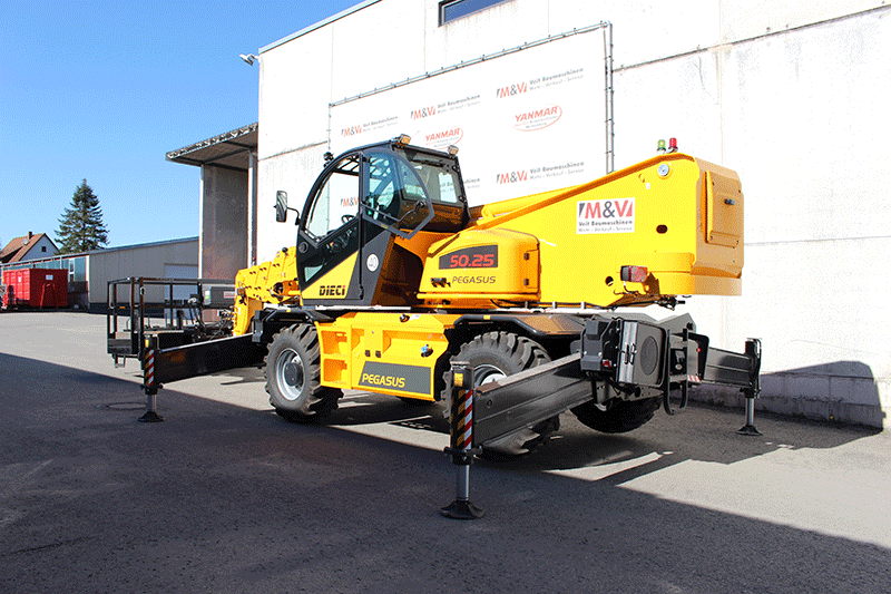 Bei uns Mieten - Der Dieci Pegasus 50.25 Teleskoplader