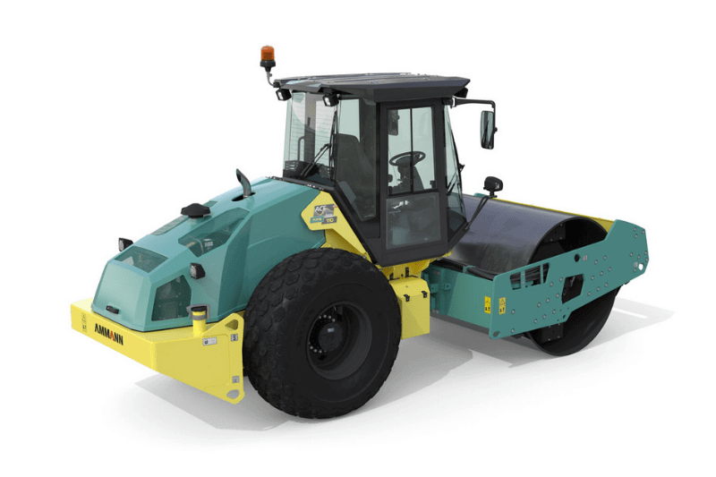 Heckansicht des Walzenzugs Ammann ARS 110