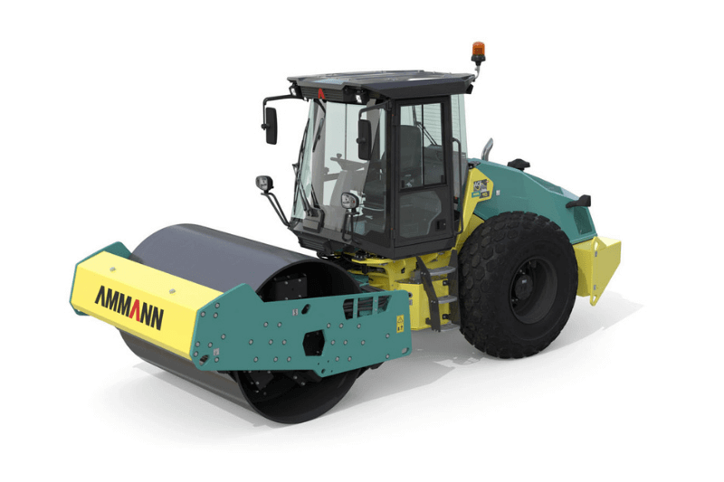 Linke Seite des Walzenzugs Ammann ARS 110