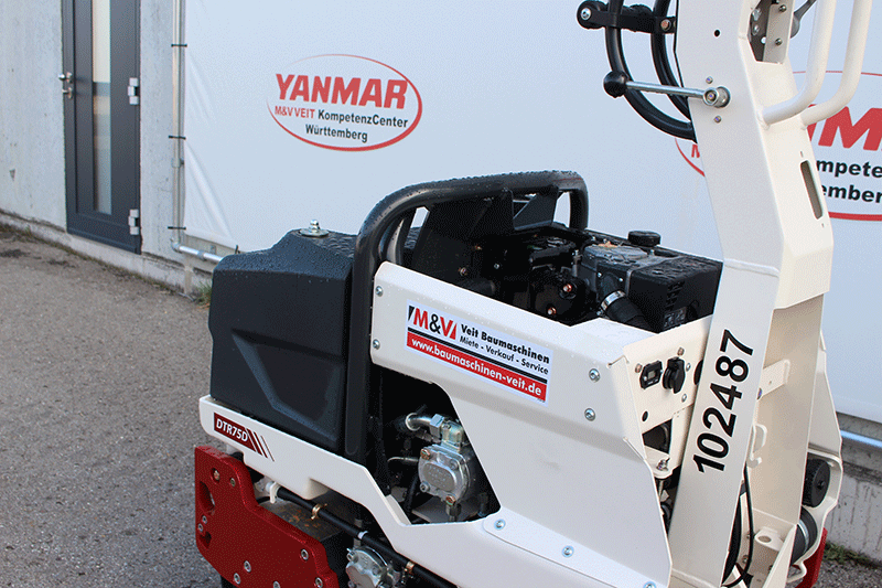 Dynapac DTR 75 Handwalze mit einfachem An- und Abtransport – kompakte Vibrationswalze für schnellen Wechsel zwischen Baustellen